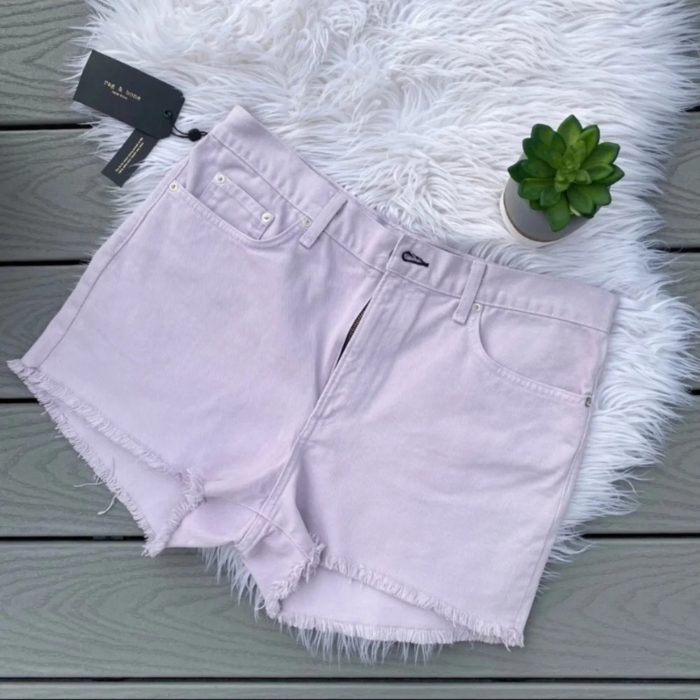 Lilac Rag & Bone Jean Shorts